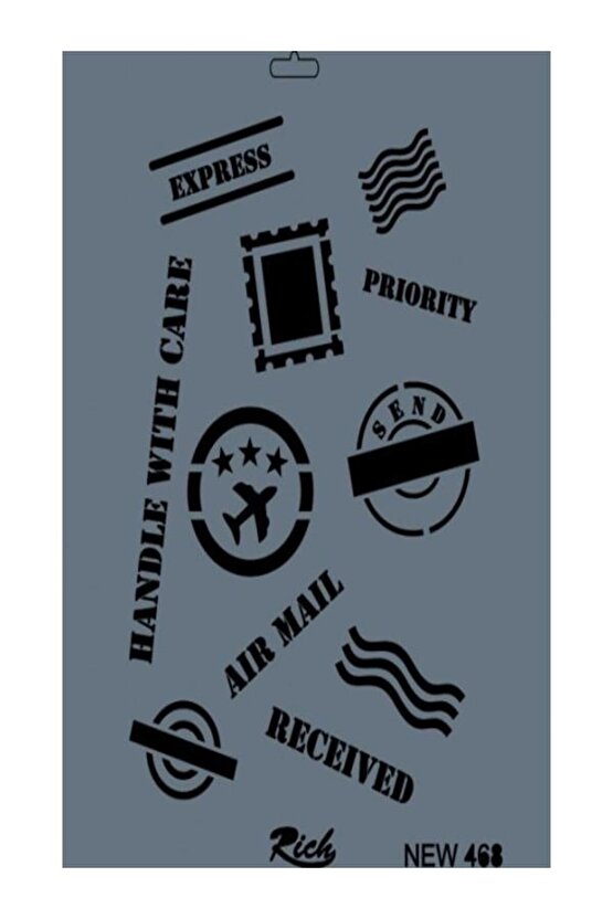 Stencil New Seri 468 25x35
