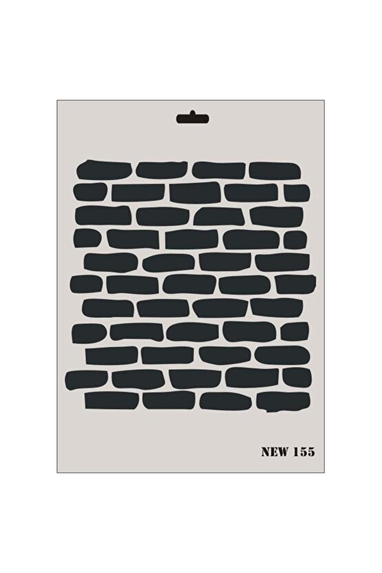 New Seri N-155 Stencil 35x25 Cm