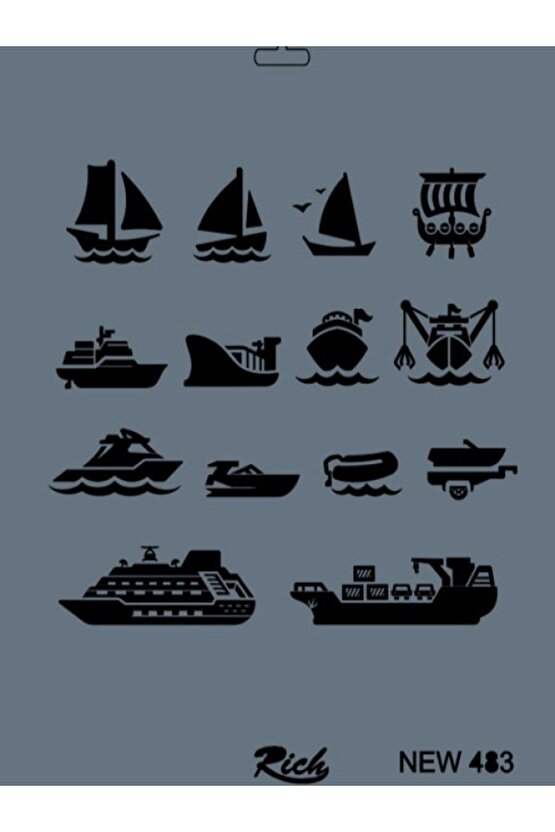 STENCIL NEW SERİ X-LARGE 483