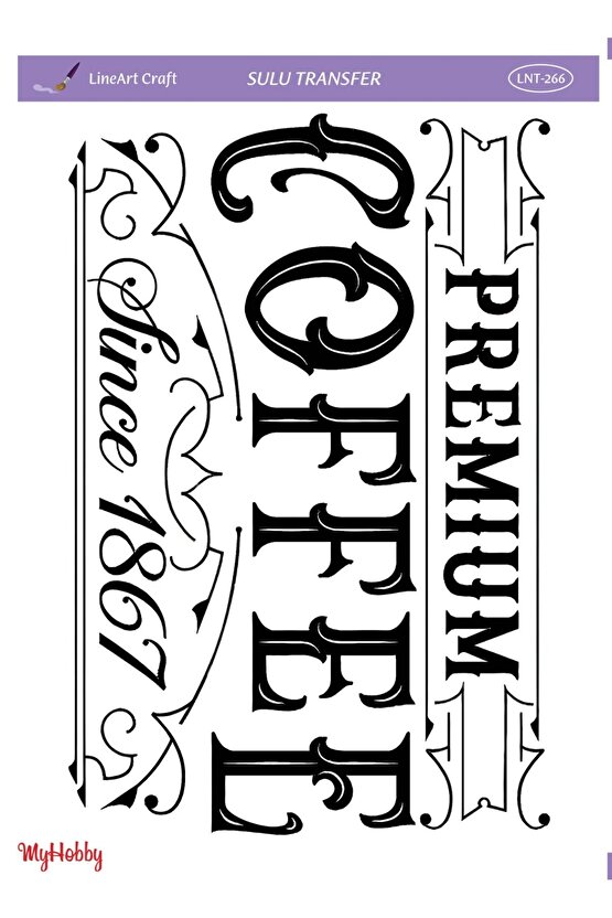 Lineart Sulu Transfer No:LNT266 25x35cm
