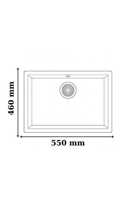 Granit Evye KOTARU Series Anthracite 55x46 (ANTRASİT)