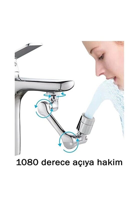 ACROBAT Musluk Başlığı 1080 Derece hareketli, Su Tasarruflu