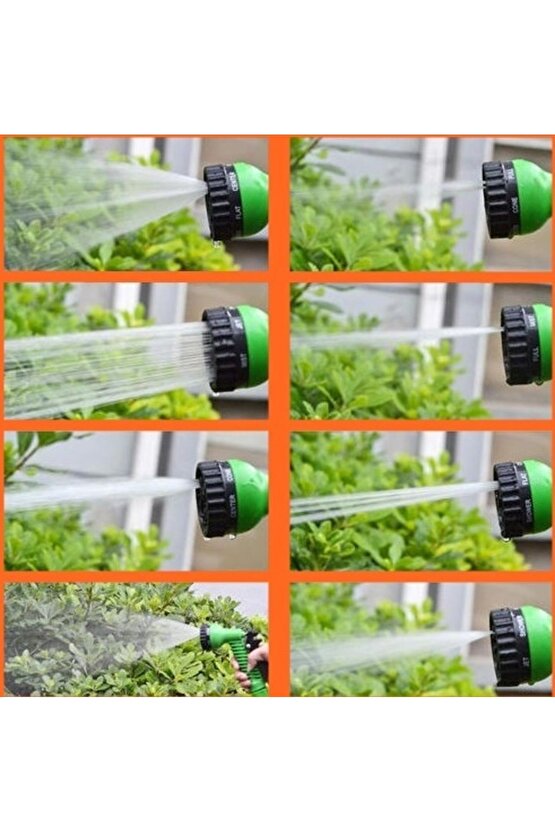 Funsui Tabancalı Uzayan Hortum 30 Metre 7 Farklı Akış Modu
