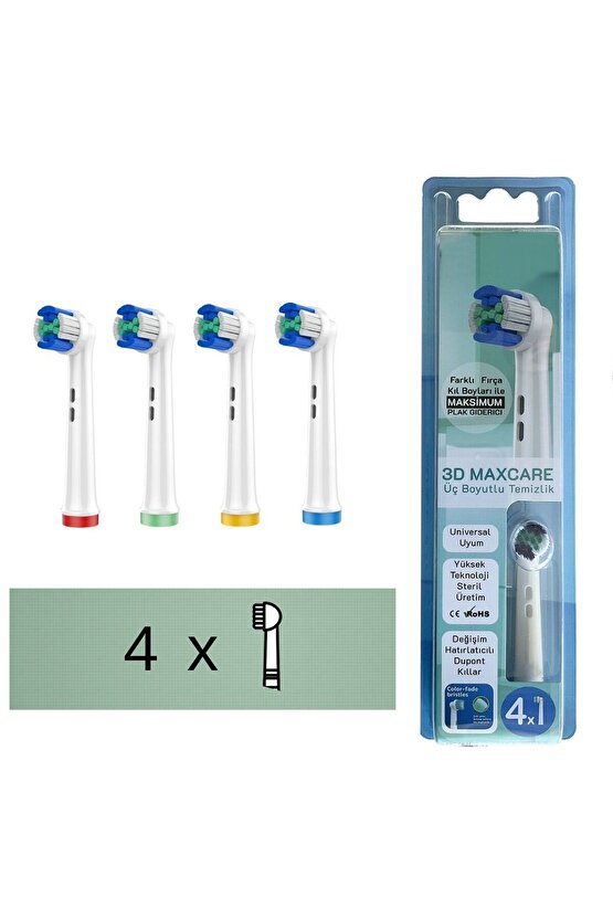 3D Maxcare - 3 Boyutlu Temizlik Yedek Diş Fırçası Başlığı
