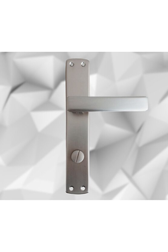 Lusso INOX Aynalı Kapı Kolu WC Kapı Kolu