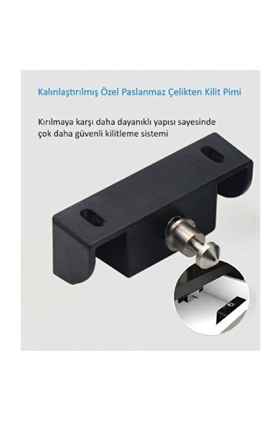 Rokku Manyetik Kartlı Gizli Çekmece  Dolap Kapak  Kabin Kilidi