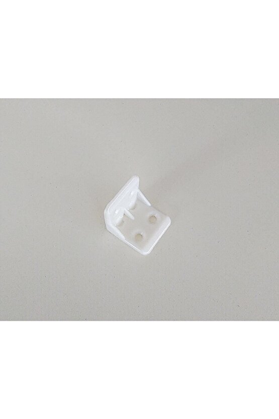 10 Adet Plastik L Köşe Bağlantı Beyaz, 25x25 Mm, Kalınlık 3 Mm