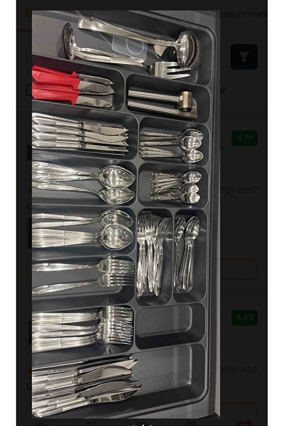 85x49 Kaşıklık Ve Kepçelik 2li Set 80x40 Cme Kadar Kesilebilir. (ÜCRETSİZ KESİM)