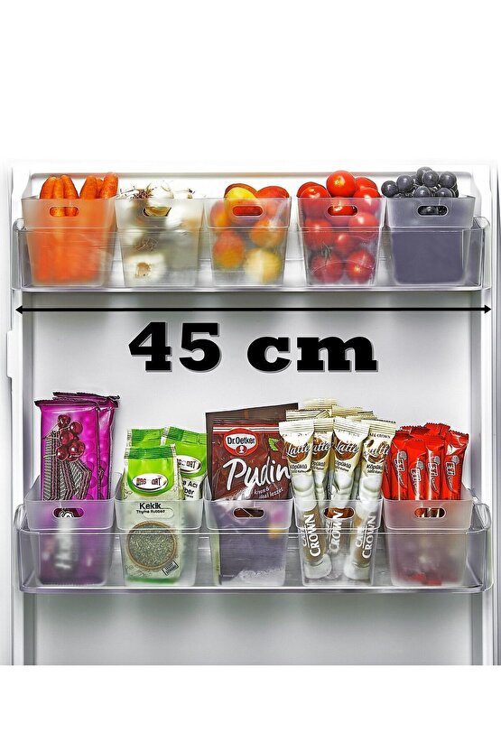 5 Adet Miniobox Buzdolabı Kapak Içi Düzenleyici, Buzdolabı Içi Düzenleyici Ve Banyo Organizeri