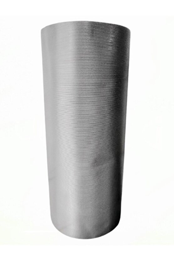48 Cm X 1 M Açık Gri Çizgi Desenli Suni Deri, Çekmece Içi Kaydırmaz Halı , Raf Örtüsü