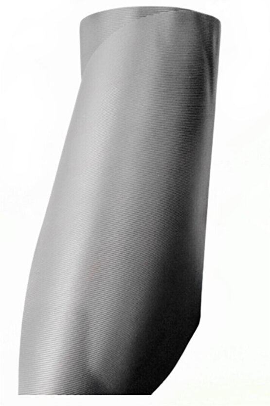 48 Cm X 1 M Açık Gri Çizgi Desenli Suni Deri, Çekmece Içi Kaydırmaz Halı , Raf Örtüsü