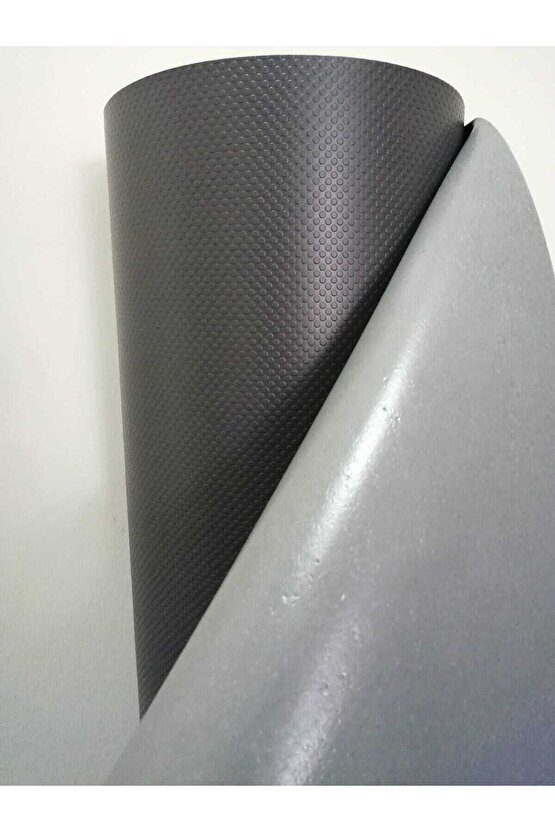 48 Cm X 5 Metre Antrasit Kabartma Nokta Desenli Çekmece Içi Kaydırmaz Halı, Raf Örtüsü