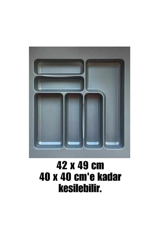44x49 Cm Gri Mikro Kabartma Desenli Kaşıklık, Ücretsiz Kesim (40X40A KADAR KESİLEBİLİR.)