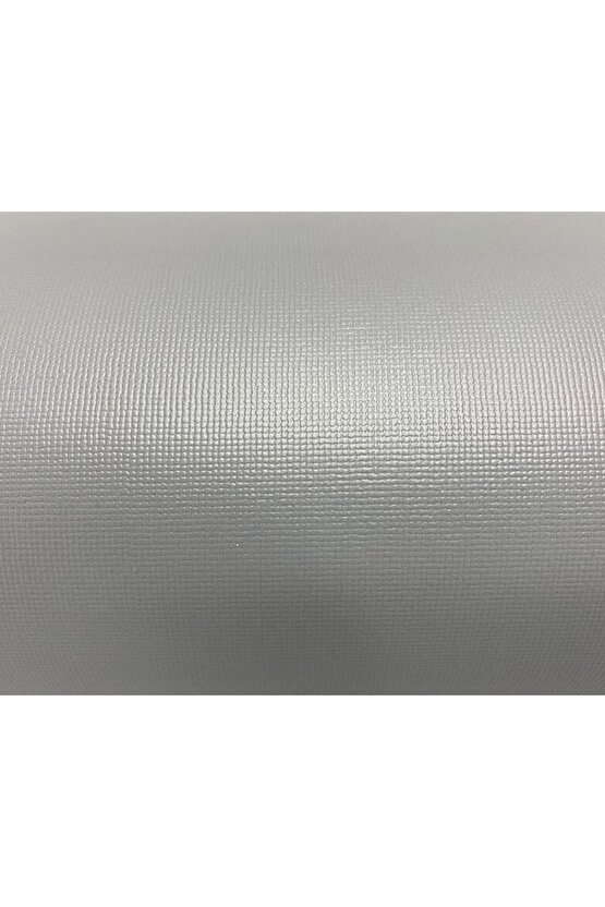 48 Cm X 5 Metre - Açık Gri Kumaş Desenli - Suni Deri Çekmece Içi Kaydırmaz Halı , Çekmece Halısı