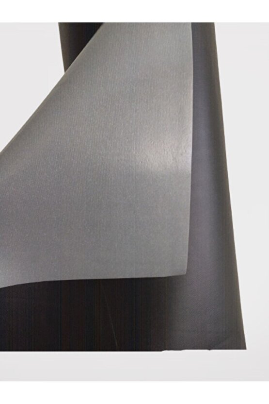 48 Cm X 1 M - Siyah Suni Deri, Kumaş Desenli, Çekmece Içi Kaydırmaz Halı ,raf Örtüsü
