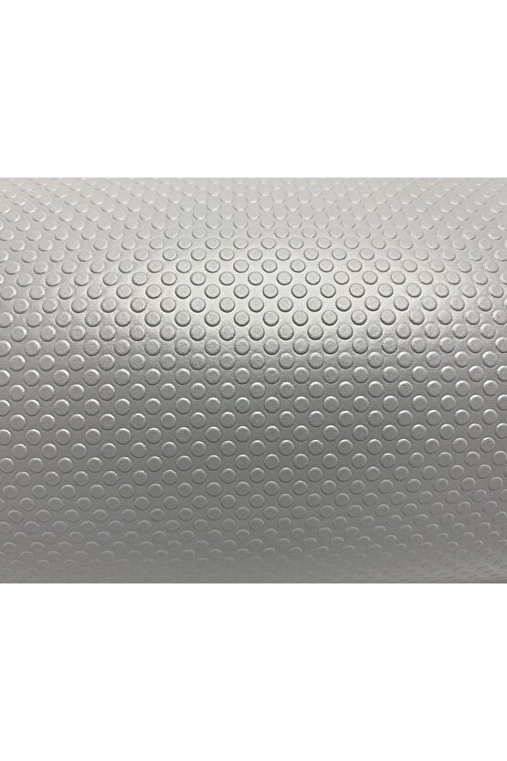 48 Cm X 1 M - Açık Gri, Kabartma Nokta Desenli, Çekmece Içi Kaydırmaz Halı , Çekmece Halısı