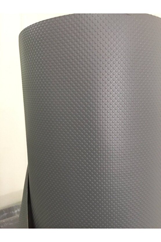 48 Cm X 1 M Koyu Gri Kabartma Nokta Desenli Suni Deri, Çekmece Içi Kaydırmaz Halı , Raf Örtüsü