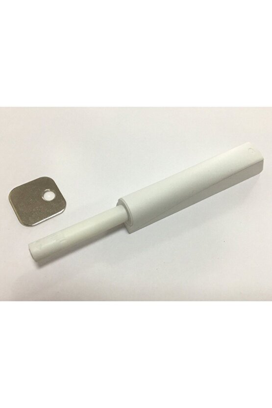Italıana Ferramenta-kpush Tech Bas Aç Itici 37 Mm Mıknatıslı Adaptörlü - Beyaz