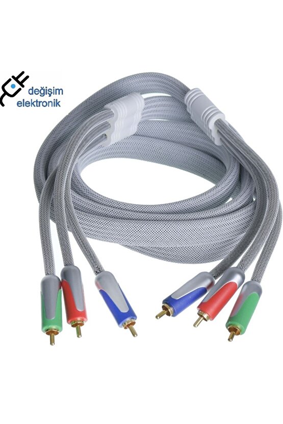 Tunex Kablo 3rca 3rca 2 Metre Yuv Component Tnx-302827