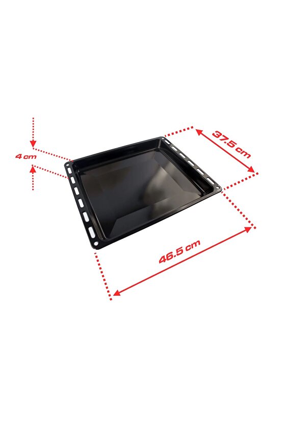 Bosch Siemens Profilo Ankastre Fırın Tepsisi  465 x 375mm (46.5 cm x 37.5 cm)