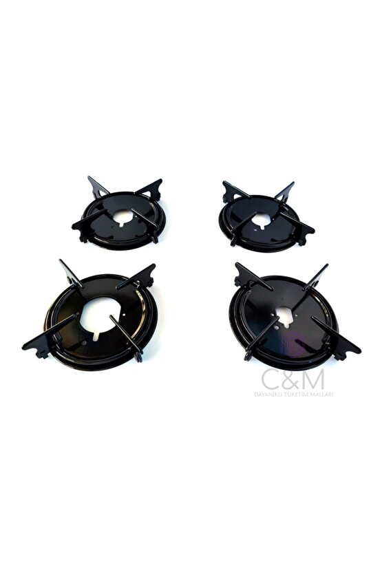 Cam Ocak Izgara Takımı-ankastre Ocak Izgarası 8 Parça (set)