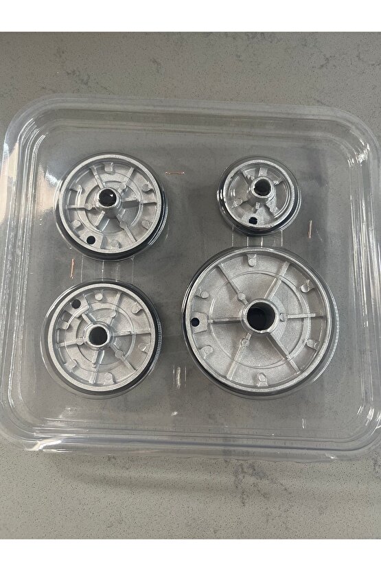 Ocak Fırın Cook-lab Alkano Kapak Takımı Ankastre Set Üstü Emaye Takım Vestel Termikel 8 Parça