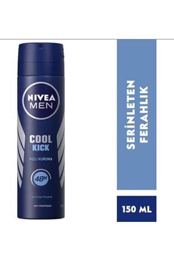 Men Cool Kick Deo 150 ml Fresh Active Mini Roll-on Hediyeli