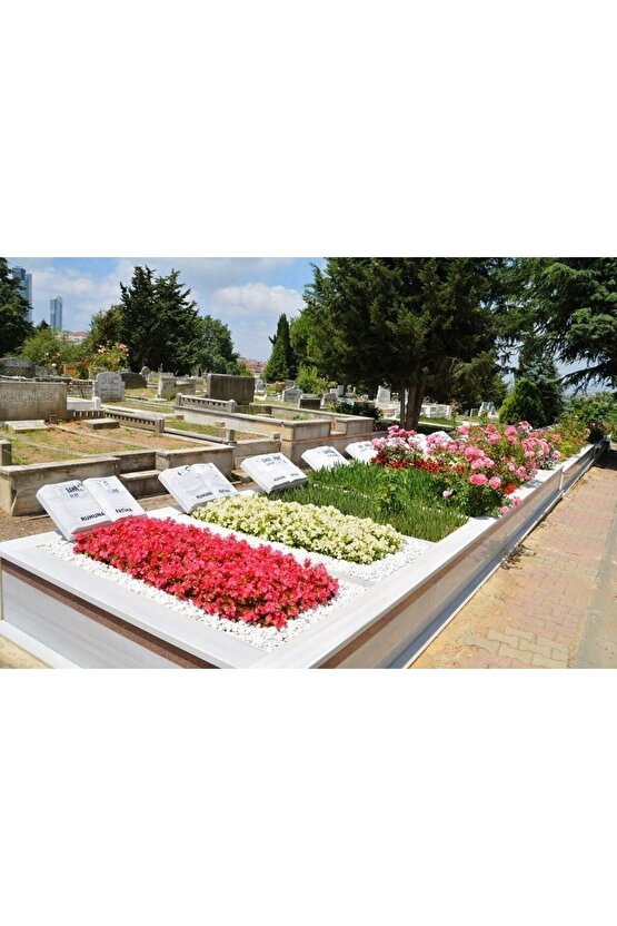 Mezar Taşı 5 Kg 1-2 Cm Beyaz Dolomit Taş Dere Çakıl Taşı Bahçe Süs Taşı Mezar Süsleme Taşı