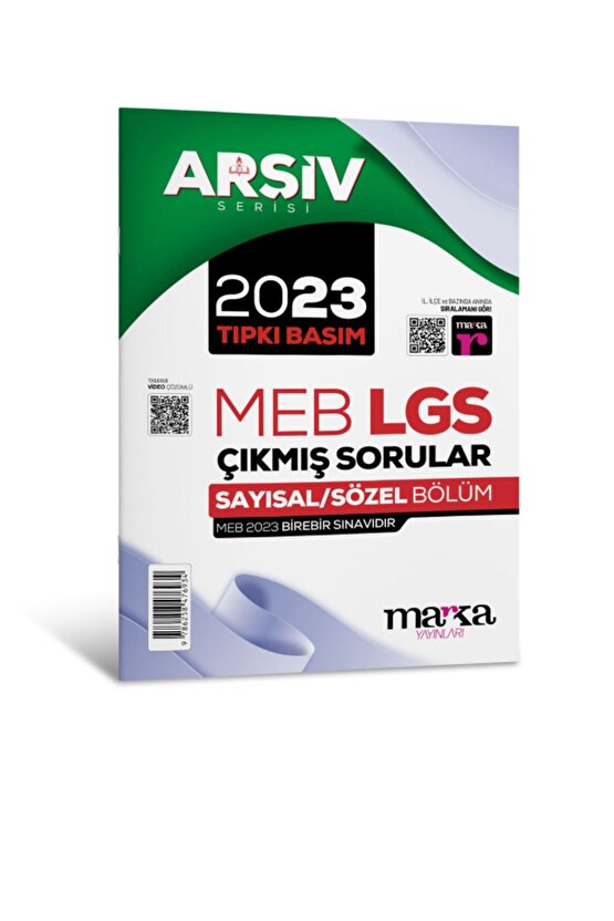 2021 + 2022 + 2023 + 2024 LGS 8. Sınıf ARŞİV Serisi Tıpkı Basım Çıkmış Sorular Tamamı Video Çözümlü