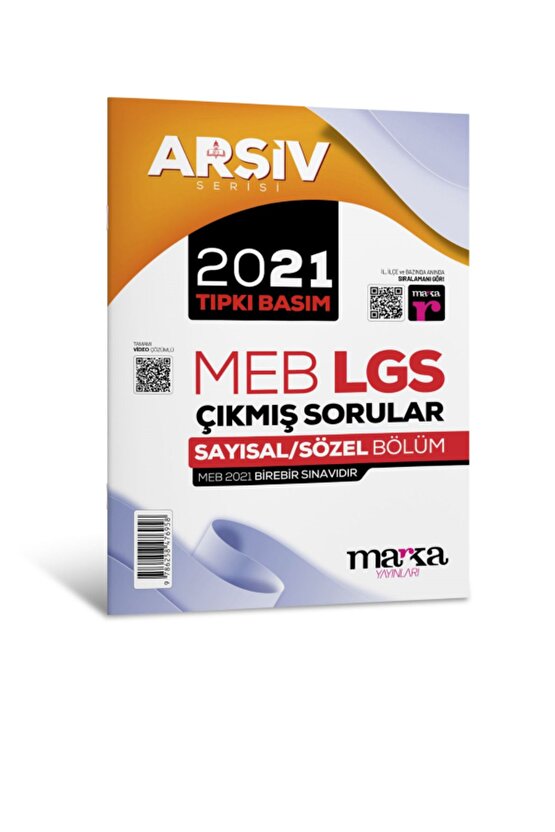 2021 + 2022 + 2023 + 2024 LGS 8. Sınıf ARŞİV Serisi Tıpkı Basım Çıkmış Sorular Tamamı Video Çözümlü