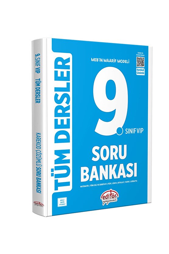 Editör Yayınları 9. Sınıf Tüm Dersler Soru Bankası