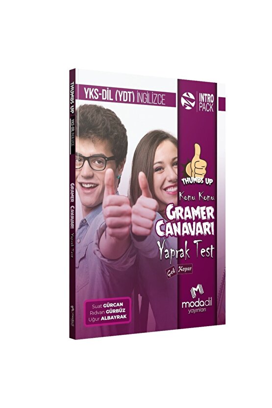 YKS-DİL Intropack - Gramer Canavarı - Yaprak Test  Suat Gürcan  Modadil Yayınları  9786057321787