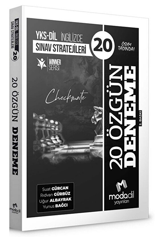 Modadil YKS DİL İngilizce Sınav Stratejileri-20 20 Özgün Deneme Modadil Yayınları