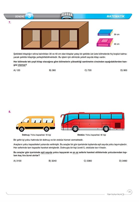 Lgs 2025 1.dönem Deneme Seti Türkçe Matematik Fen Inkılap Din Ingilizce Tamamı Çözümlü