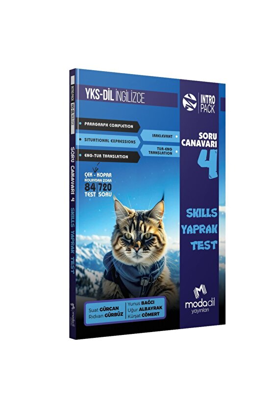 Modadil YKS DİL İngilizce Soru Canavarı-4 Skills Yaprak Test İntro Pack Modadil Yayınları