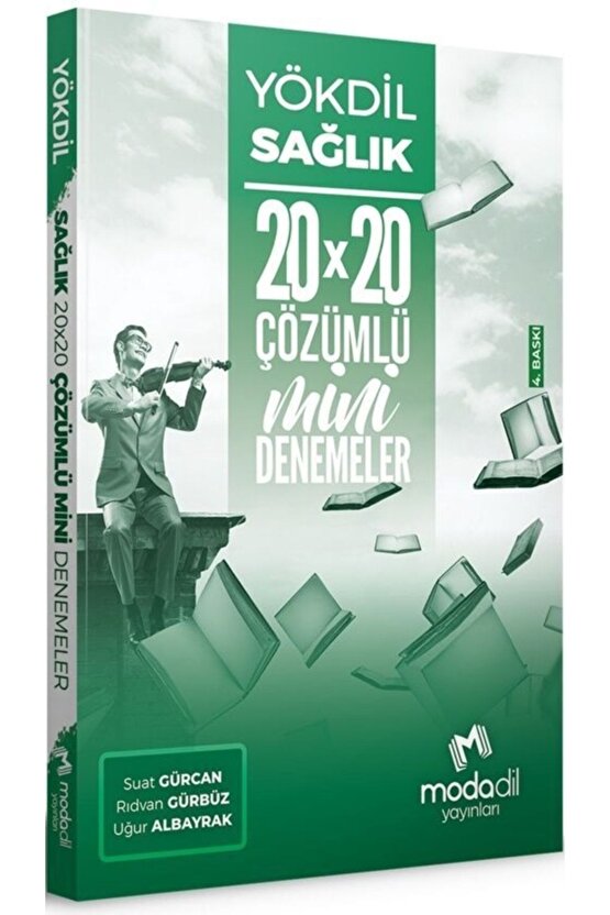 Modadil YÖKDİL Sağlık 20x20 Mini Denemeler Çözümlü Modadil Yayınları