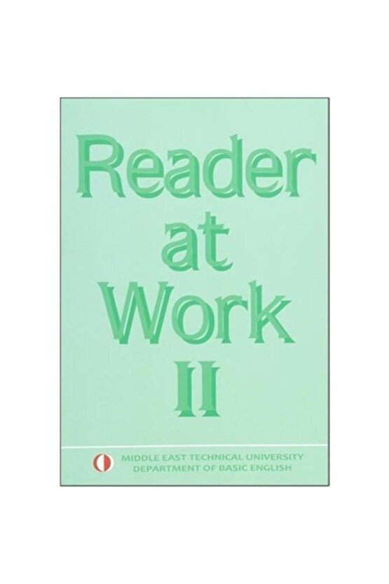 Reader At Work 1 + 2 Full Set Odtü Yayınları - Ekim 2018 Güncellenmiş Son Baskı