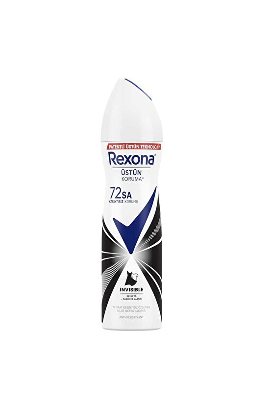 Invisible Black White Kadın Sprey Deodorant 150 ml