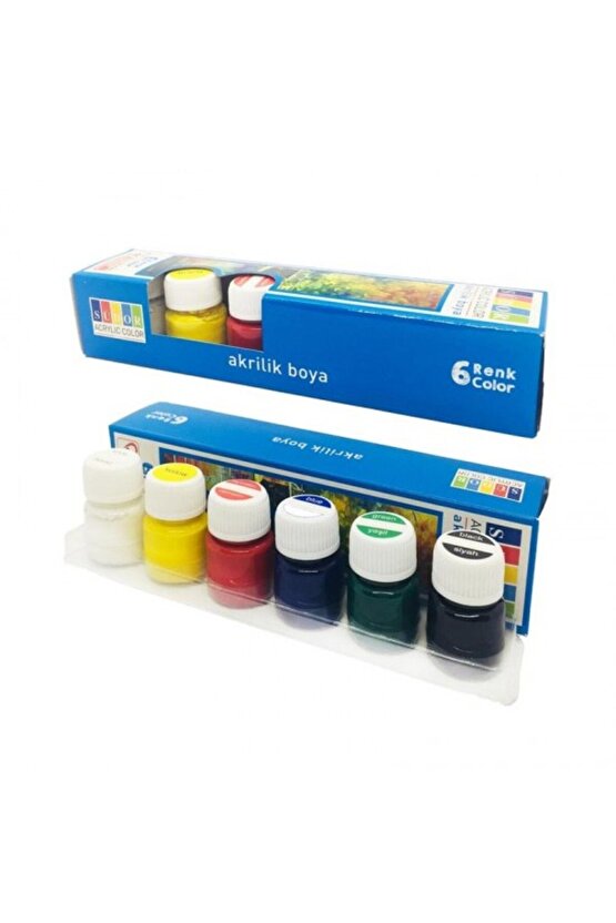 Akrilik Boya Seti 6 X 20 ml