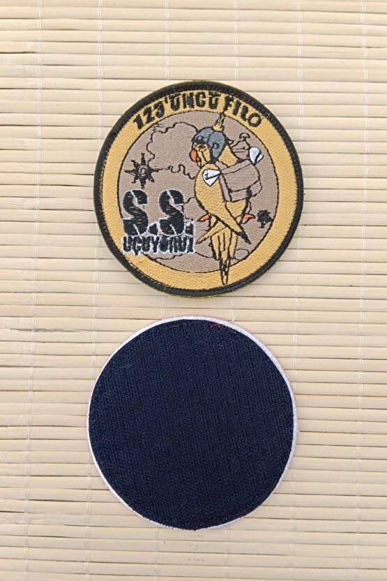 123.cu Filo S.S Ucuyoruz Yazili Nakis islemeli Arma Pec Patch
