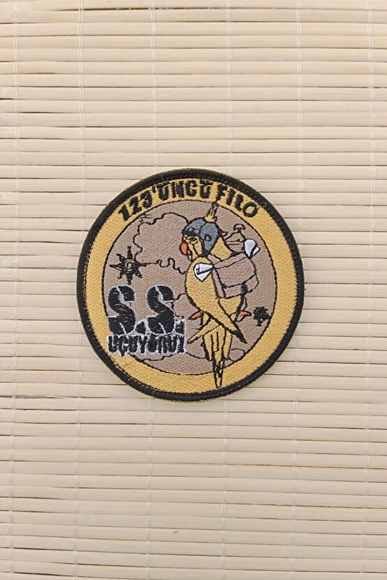 123.cu Filo S.S Ucuyoruz Yazili Nakis islemeli Arma Pec Patch