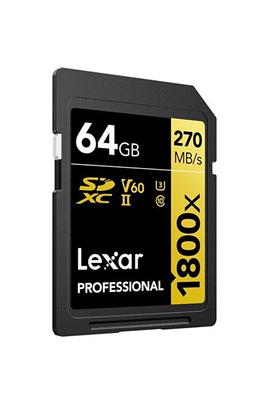 64gb Gold Series 1800x Uhs-ıı Sdxc Hafıza Kartı 270mbs Uyumlu