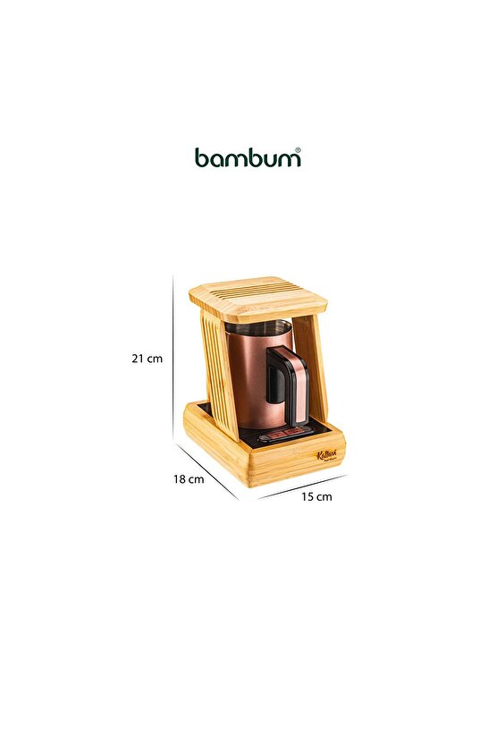 Kallavi Türk Kahve Makinesi Bronz