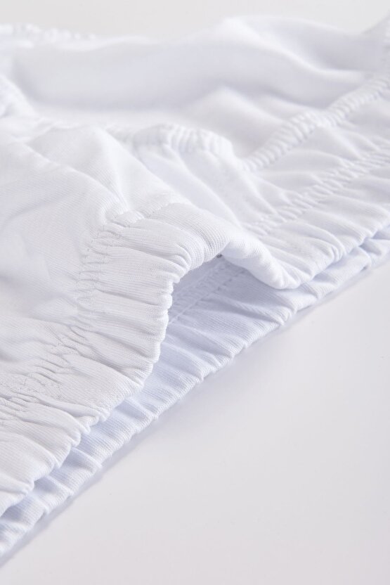 Beyaz Penye 2li Slip Külot