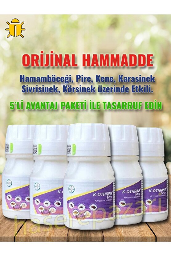 5Li K-Othrine SC50 50cc Konsantre Genel Haşere İlacı