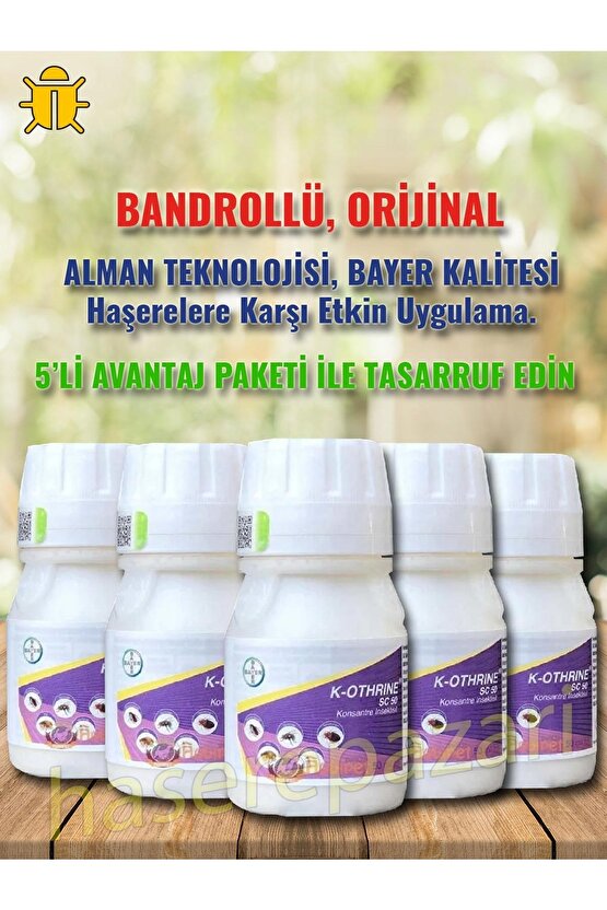 5Li K-Othrine SC50 50cc Konsantre Genel Haşere İlacı