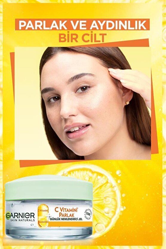 C Vitamini Parlak Günlük Aydınlatıcı Nemlendirici Jel (C Vitamini + Limon)