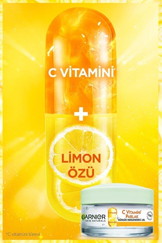 C Vitamini Parlak Günlük Aydınlatıcı Nemlendirici Jel (C Vitamini + Limon)