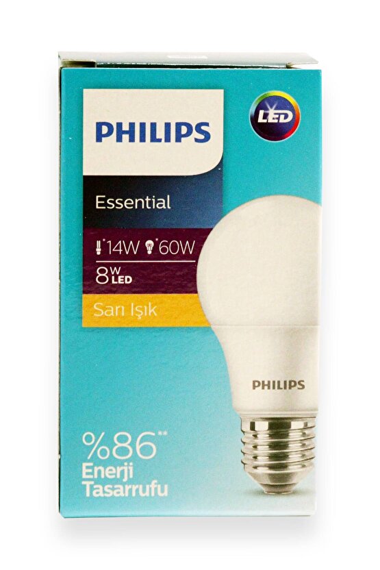 8w Led Ampul Sarı