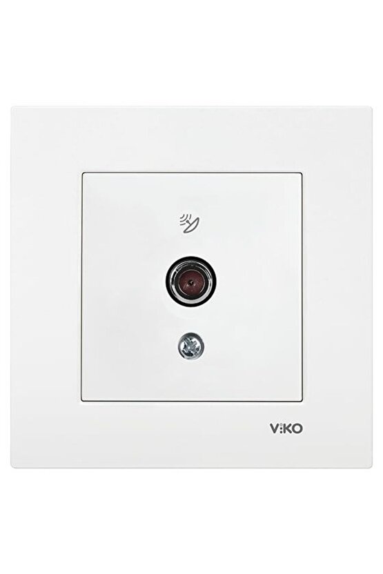 Viko Karre F Konnektörlü Uydu Prizi Beyaz 90967009